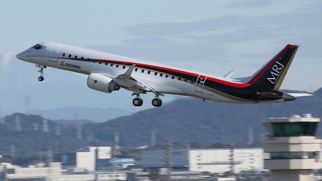 Mitsubishi MRJ fliegt