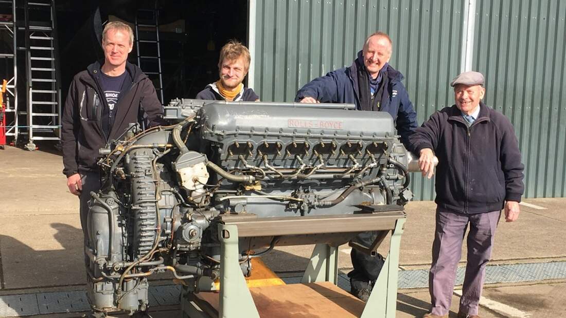 Merlin 25 Neuer Merlin-25-Motor im Lincolnshire Aviation Heritage Centre | FLUG REVUE