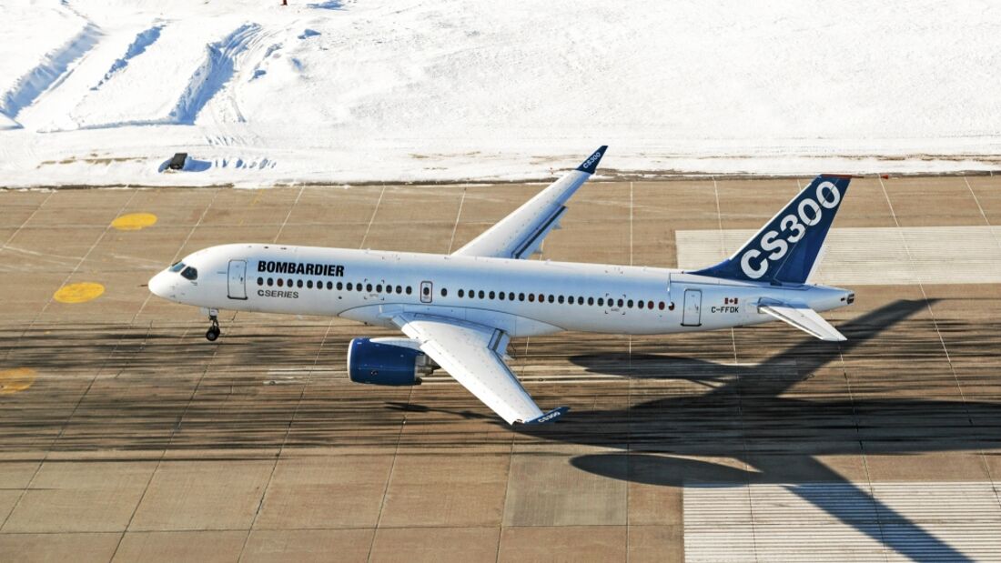 Bombardier CSeries in der Flugerprobung