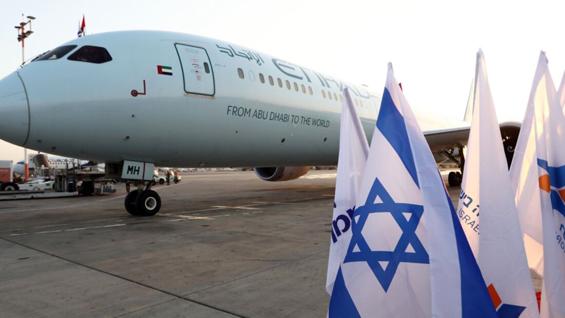 Erste Airline der Emirate mit Israel-Passagierflug