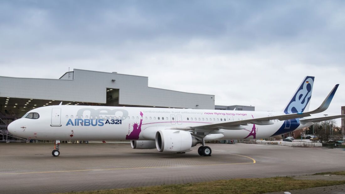 Erste A321neo ACF in Hamburg fertig gestellt
