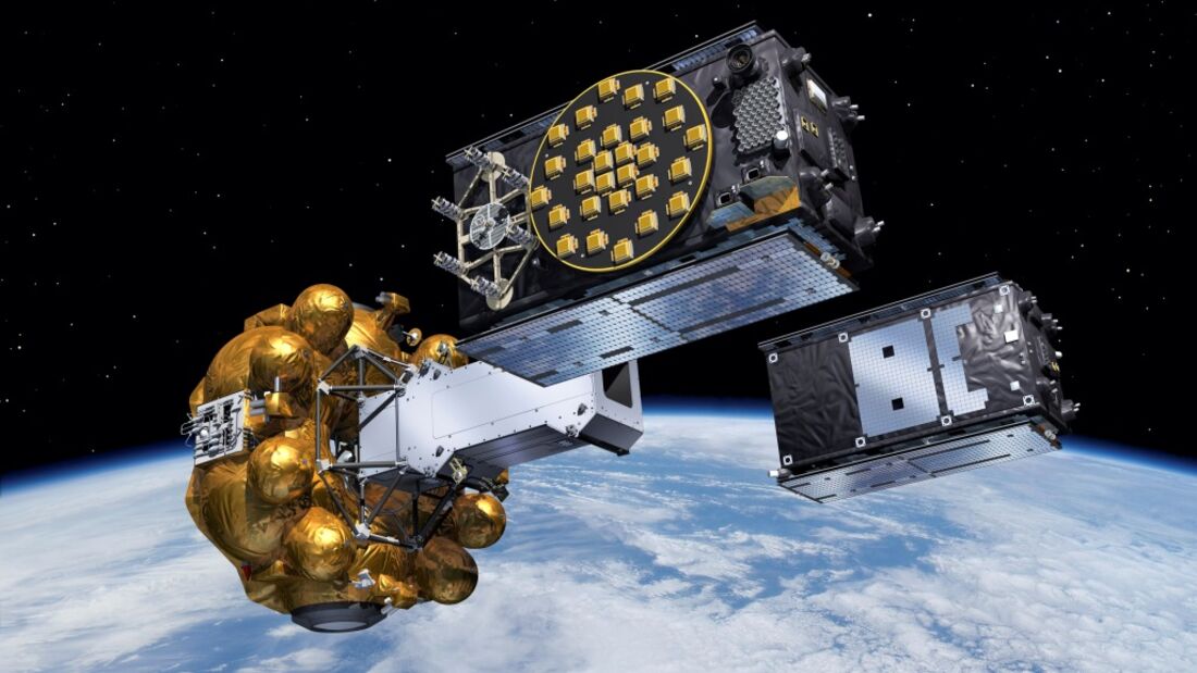 Zwei weitere Galileo-Satelliten im Orbit