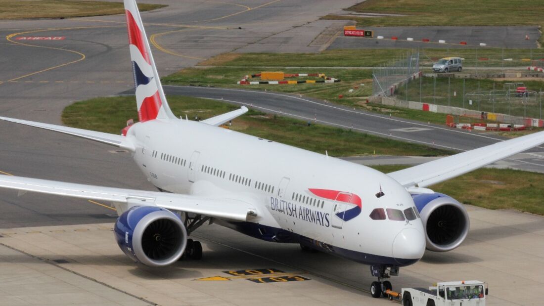 Boeing unterstützt British Airways bei 787