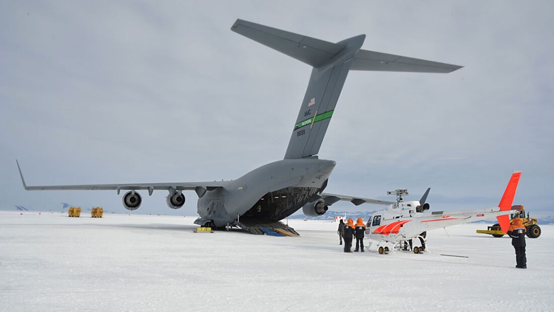 Hochbetrieb bei Antarktis-Versorgung