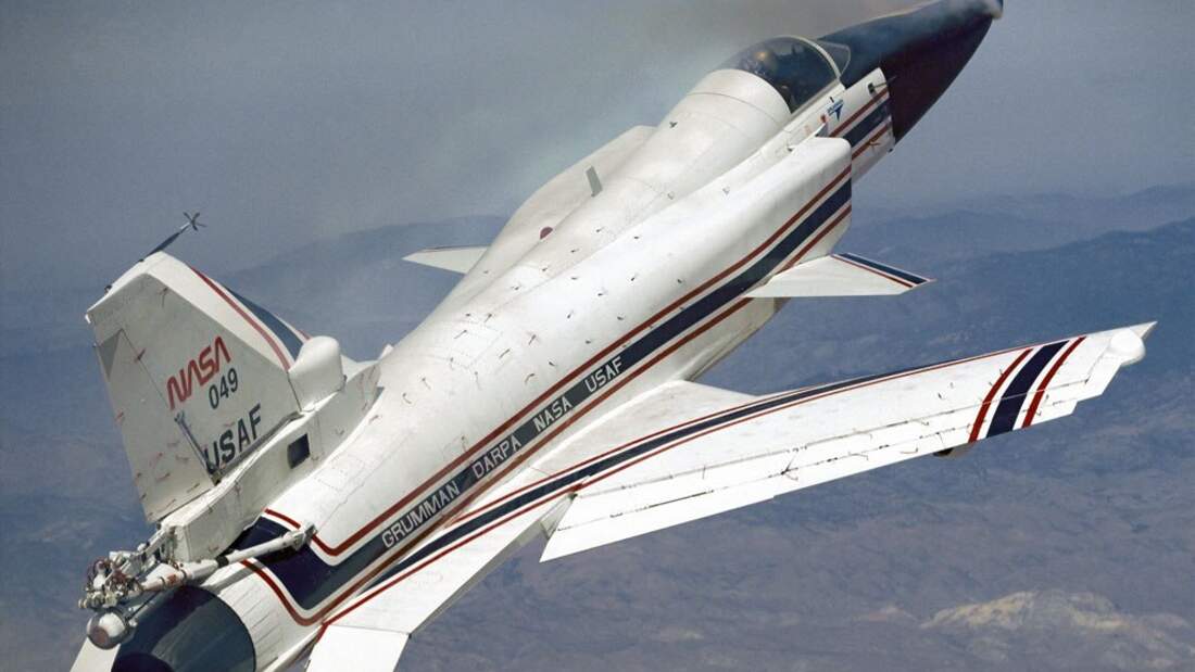 Grumman X29 Was spricht gegen nach vorn gepfeilte Flügel? FLUG REVUE