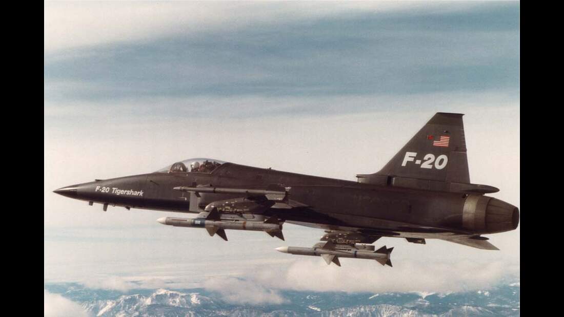 Northrop F20 Tigershark Leichtes Jagdflugzeug FLUG REVUE