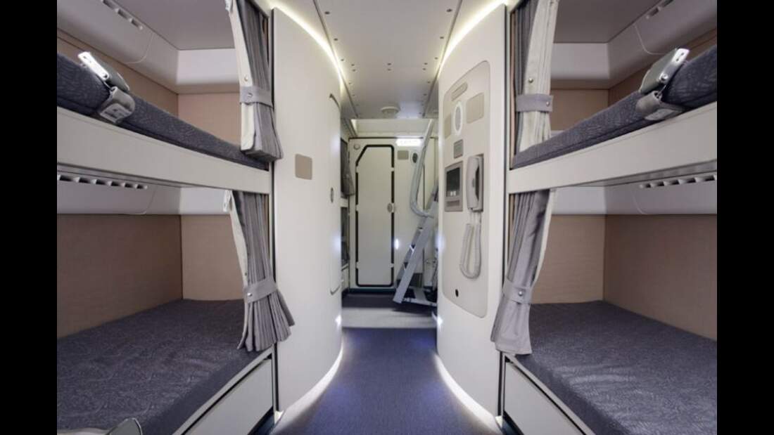 Cabin Crew Rest Compartments - Schlafkabinen der Stewardessen | FLUG REVUE