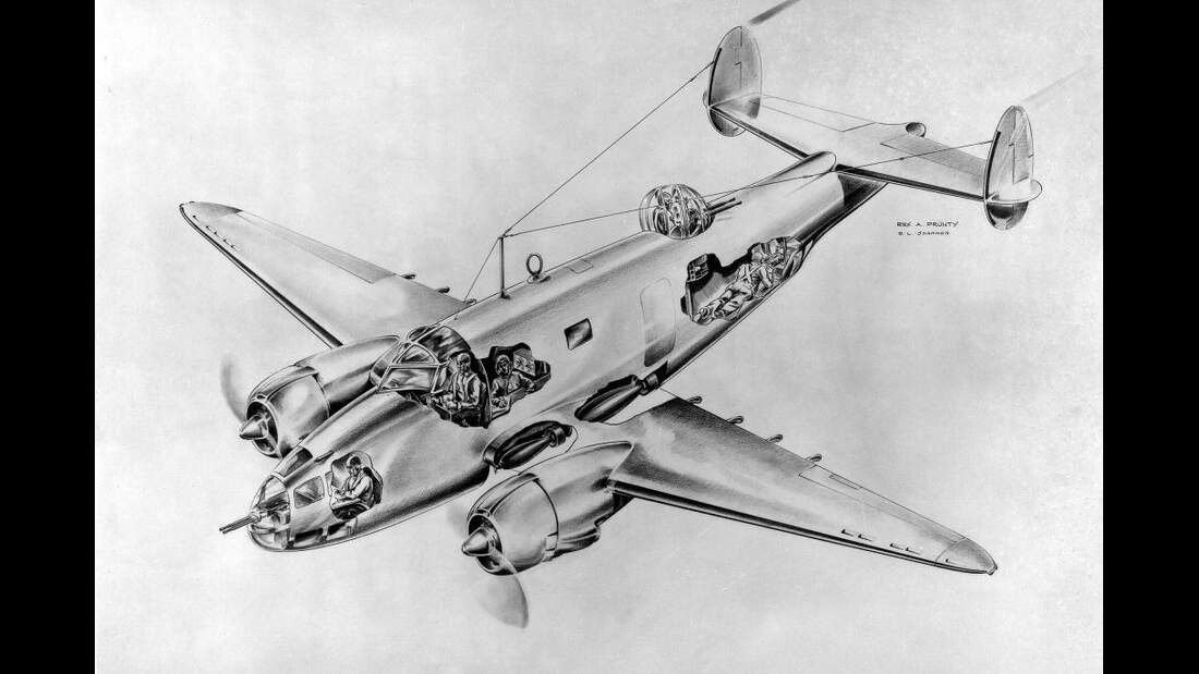 Lockheed Ventura Verkehrsflugzeug, Bomber und Seeaufklärer FLUG REVUE