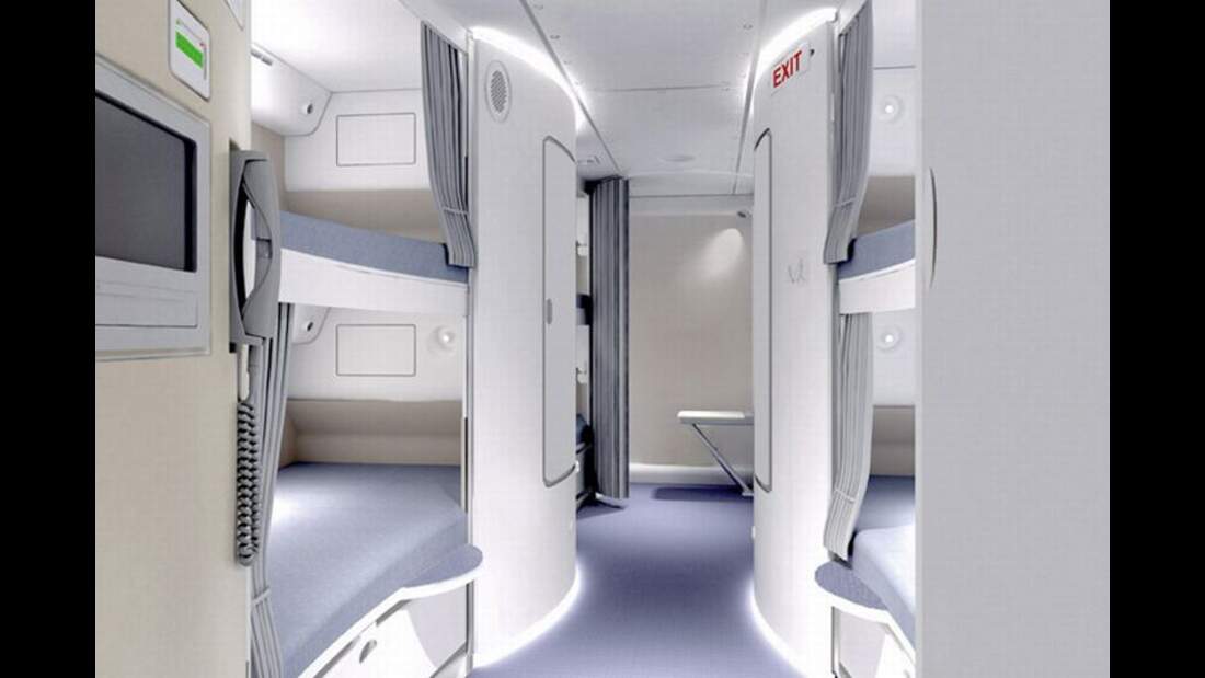Cabin Crew Rest Compartments - Schlafkabinen der Stewardessen | FLUG REVUE