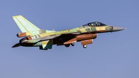 Erste F-16V für Bulgarien auf ihrem Erstflug.