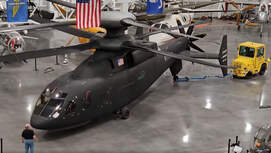 Super-Hubschrauber Sikorsky SB>1 Defiant kommt ins Musuem.