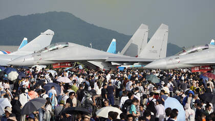 Eindrücke vom Veranstaltungsgelände der Airshow China 2024 in Zhuhai. 