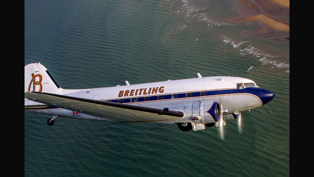 Breitling DC-3 umrundet die Welt