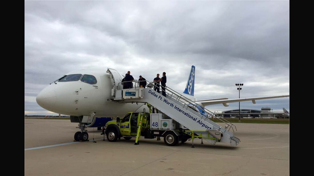 Bombardier schließt CS100-Flugerprobung ab