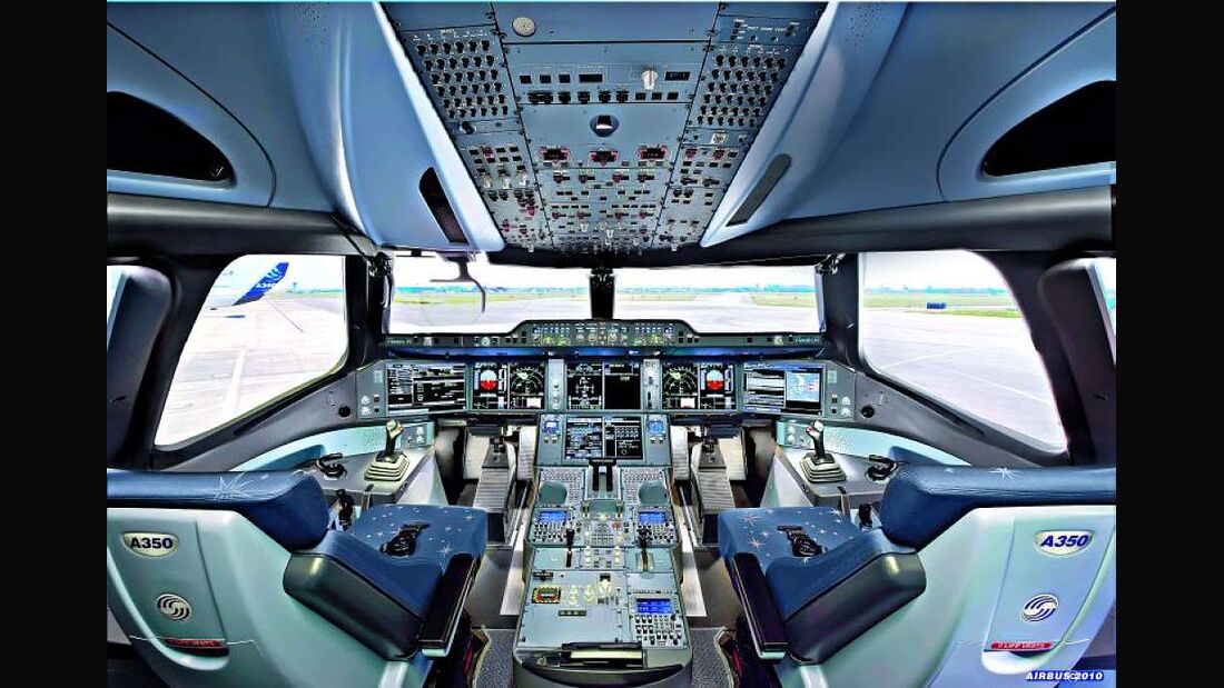 Besuch im A350-Cockpit