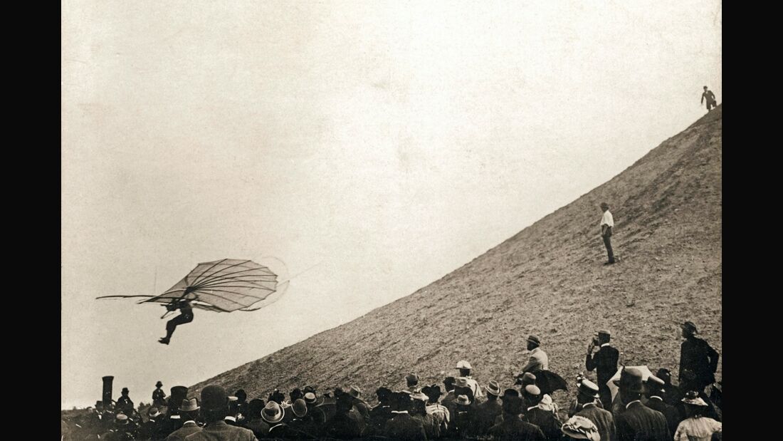 Otto Lilienthal am Hang