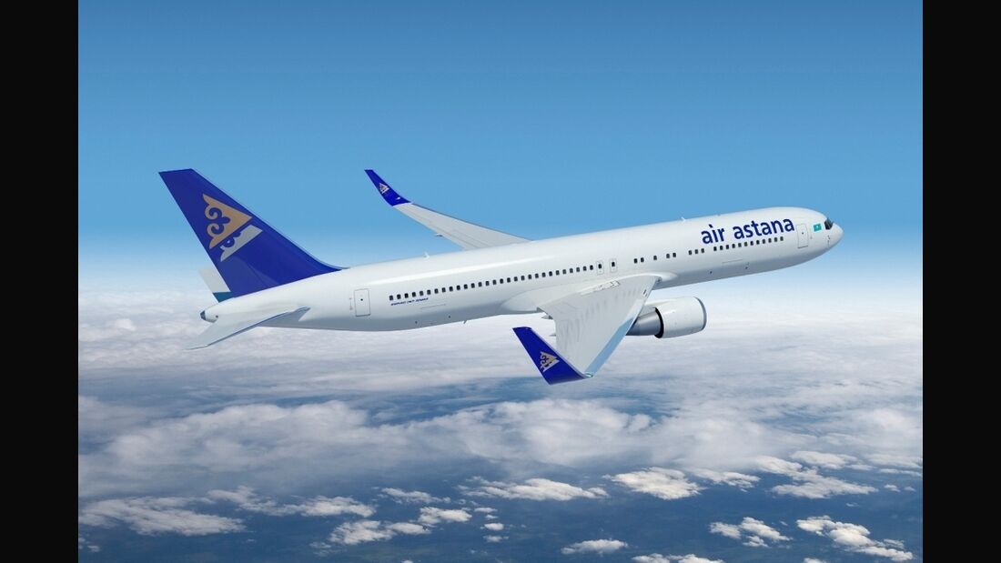 Air Astana stellt Deutschland-Verbindung von der 757 auf größere 767 um