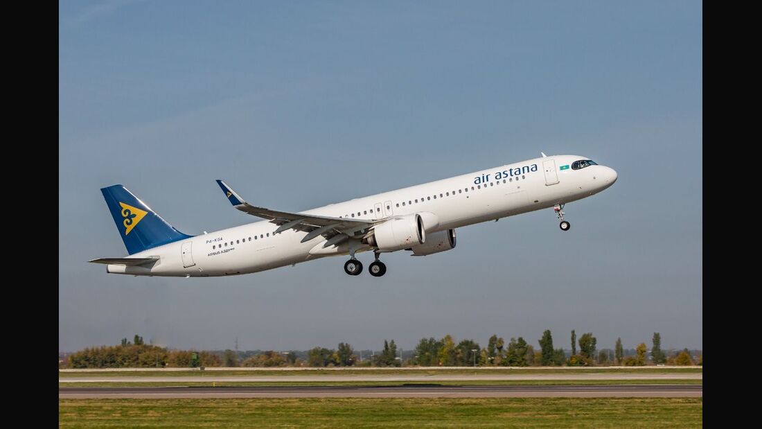 Als Ersatz für die Boeing 757 führt Air Astana den Airbus A321LR ein.