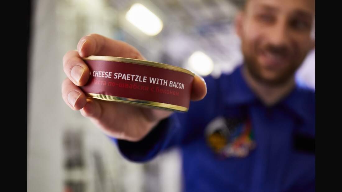 ISS-Astronautennahrung bei Lufthansa