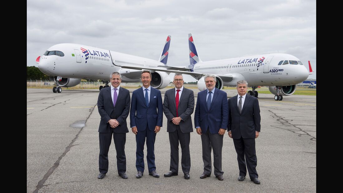 Erster Airbus A320neo für Südamerika