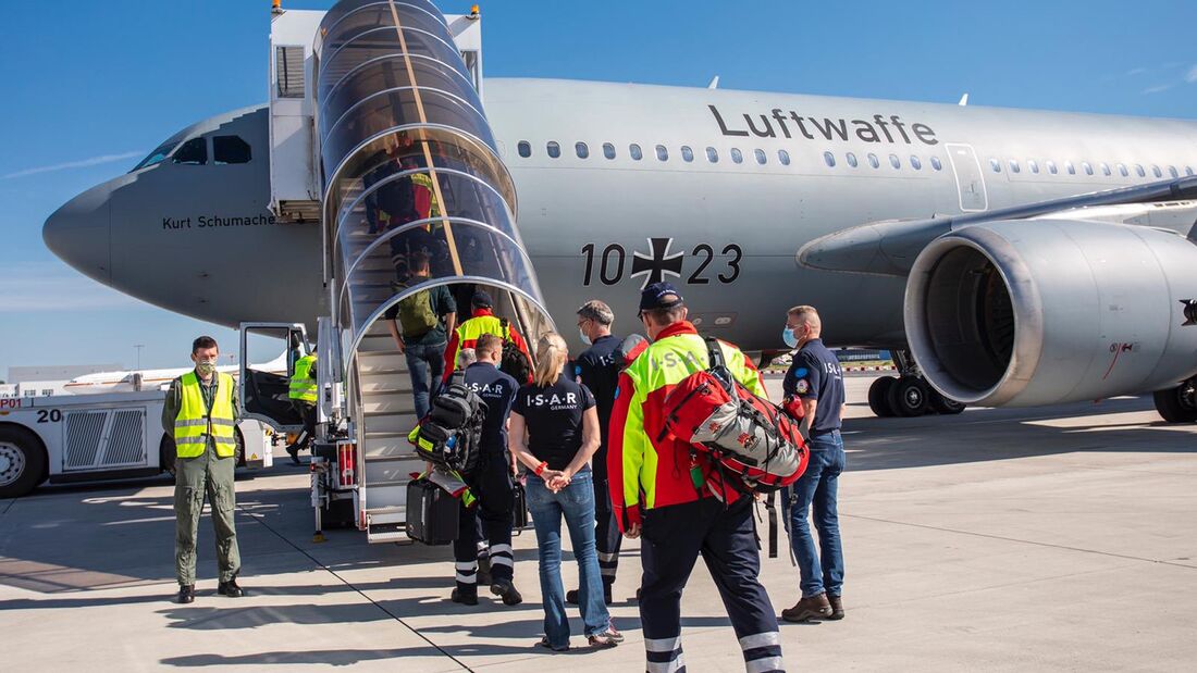 Luftwaffe schickt A310 mit Ärzten nach Armenien