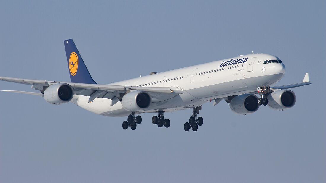 Die A340-600 ist zurück in Deutschland