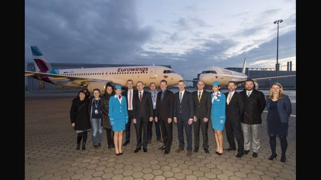 Eurowings: Neue Airbus A320 mit 180 Sitzen