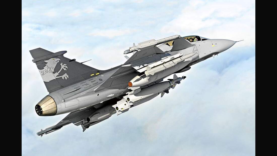 Saab Gripen E in der Entwicklung