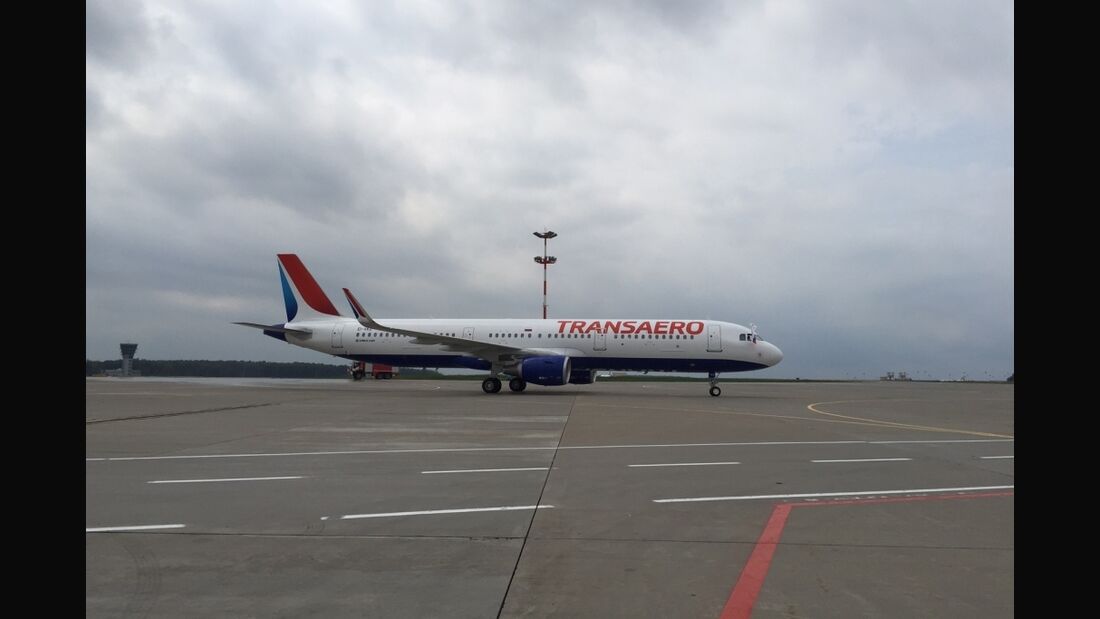 Transaero übernimmt ihren ersten Airbus A321
