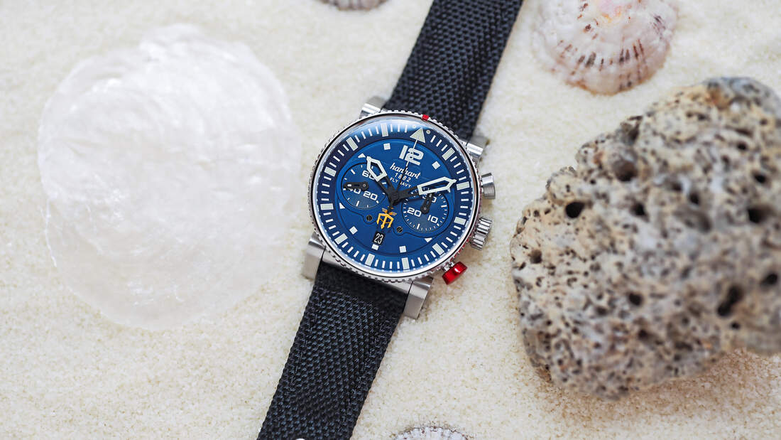 Hanhart Primus Fly Navy: Limitierter Marineflieger-Chronograph | FLUG REVUE