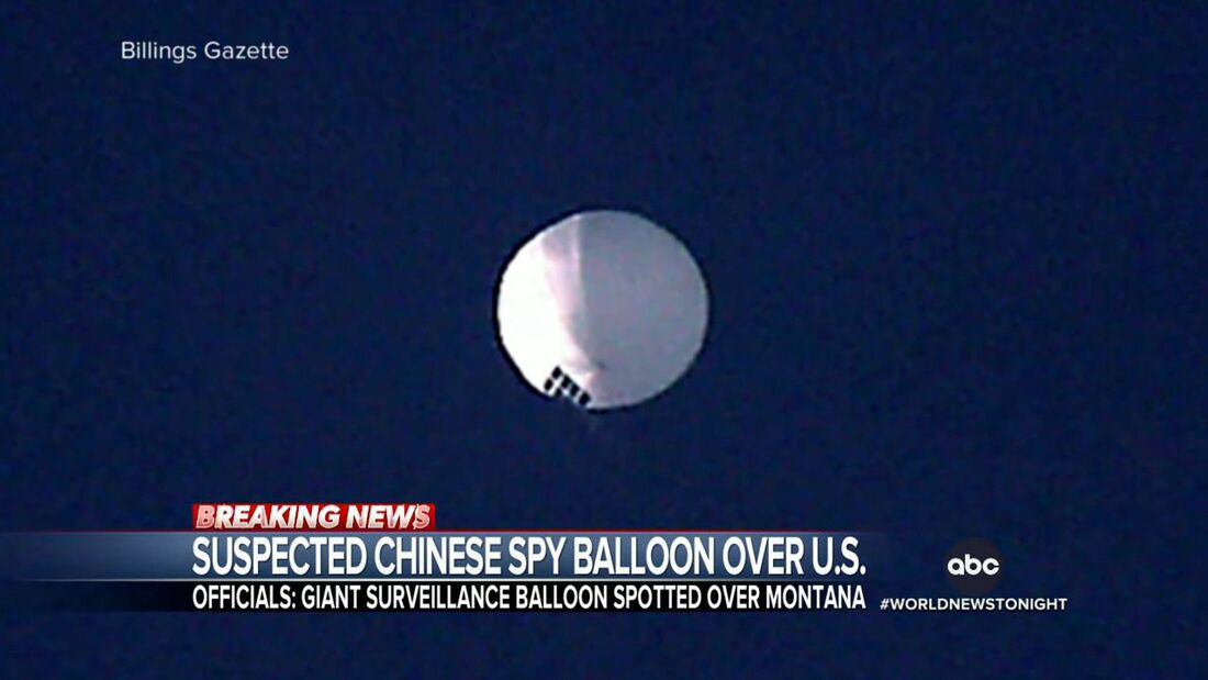 Chinesischer Spionageballon über den USA