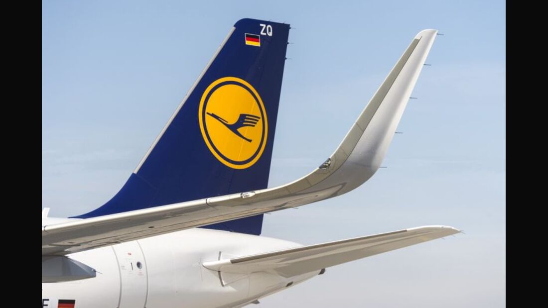 Lufthansa übernimmt ihren ersten Airbus A320 mit Sharklets