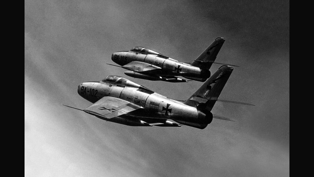 Republic F-84F Thunderstreak bei der Luftwaffe