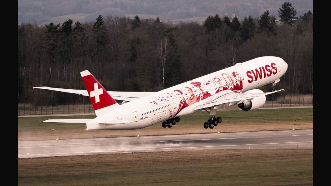 Swiss beginnt den 777-Liniendienst