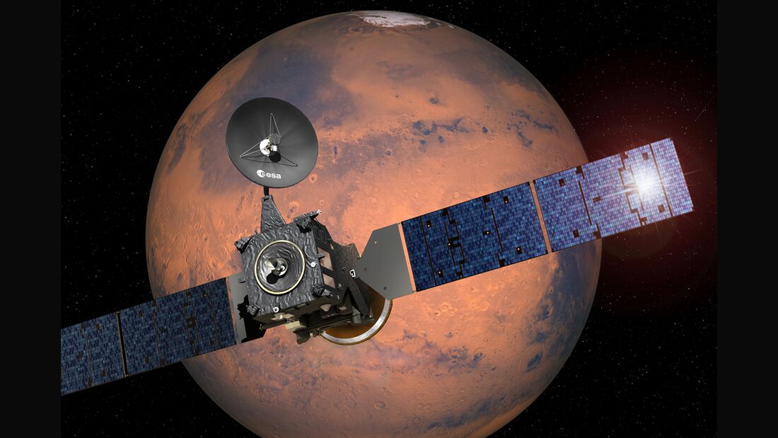 ExoMars-Orbiter erreicht nahezu kreisrunden Orbit