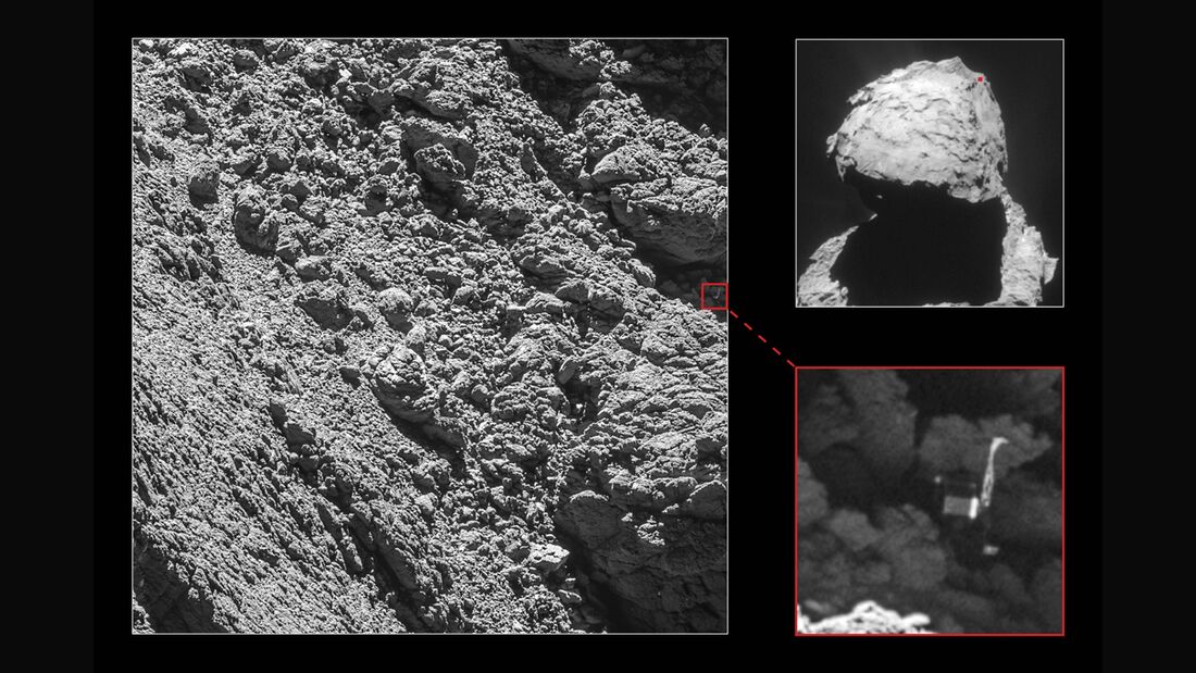 Rosetta findet Philae
