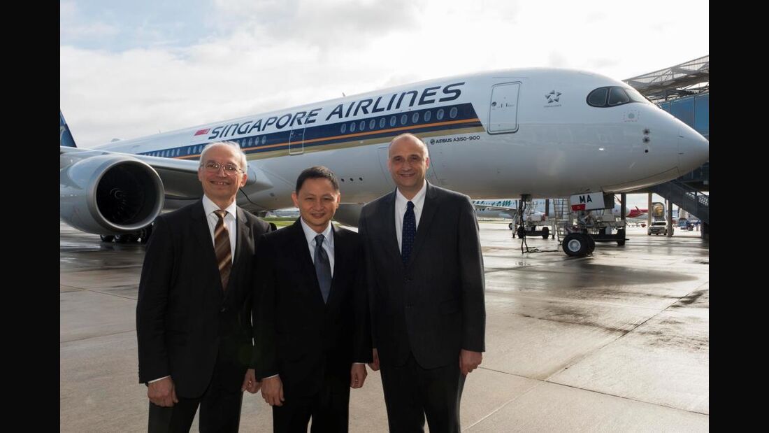 Singapore Airlines fliegt ab sofort auch A350