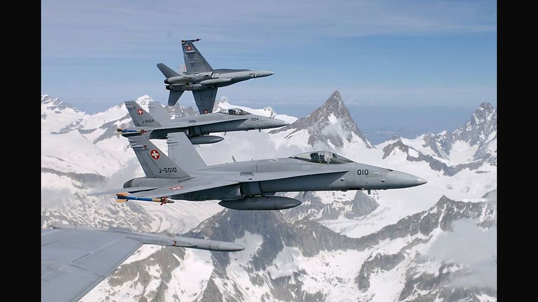 Verfügbarkeit der Schweizer F/A-18-Flotte reduziert