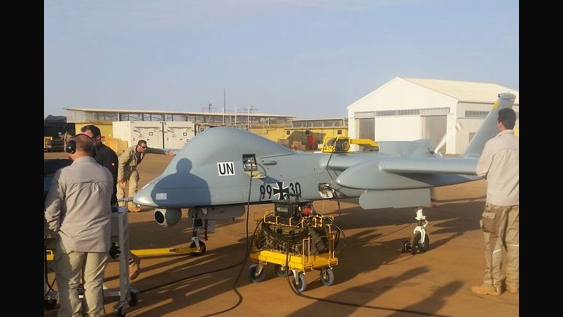 Heron 1 fliegt weiter in Mali und Afghanistan