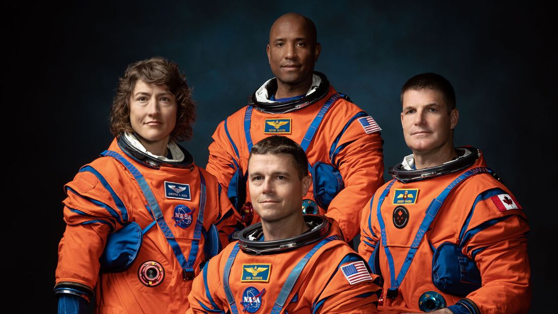 Diese vier Astronauten werden den Mond umrunden