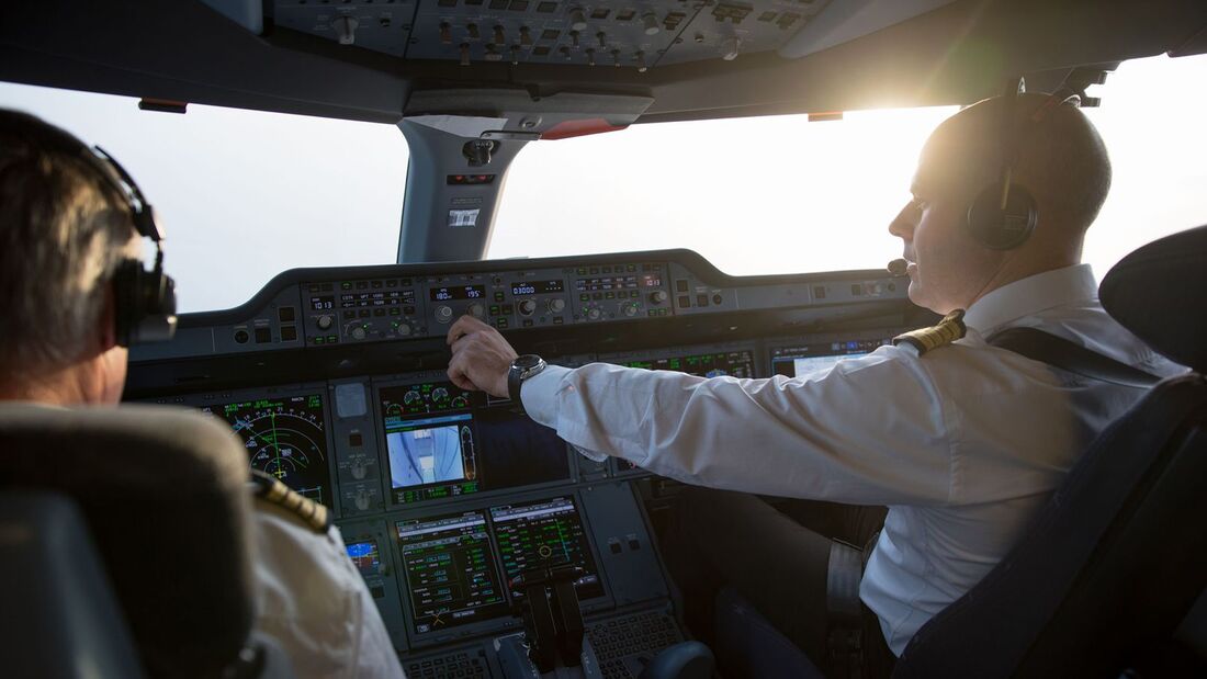 Ein Pilot im Airliner-Cockpit soll künftig genug sein