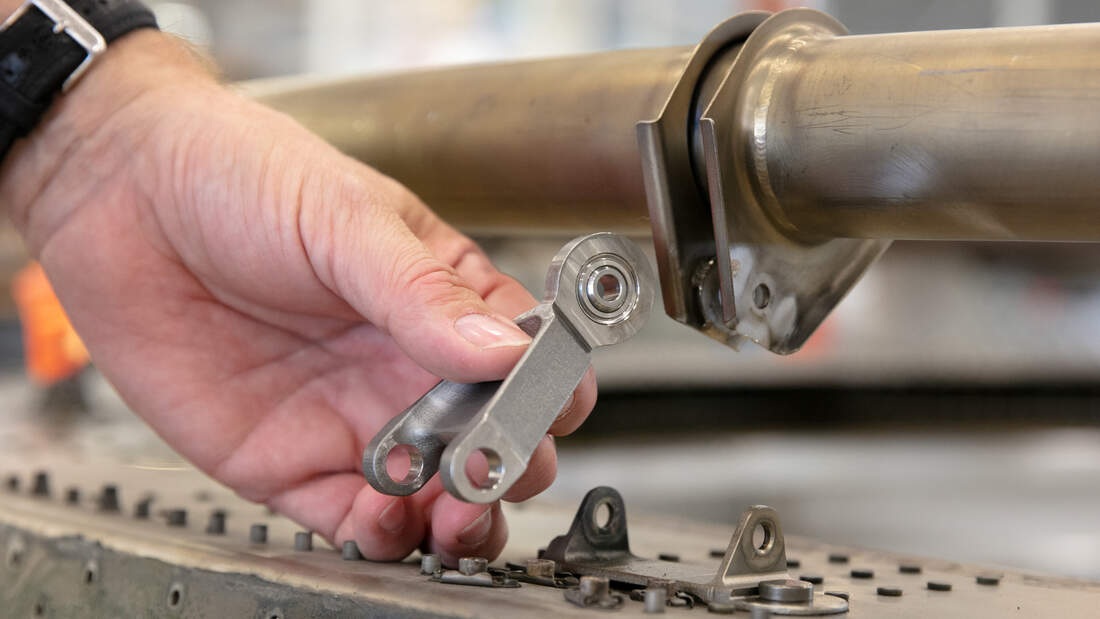3D-gedrucktes Ersatzteil für V2500 zugelassen