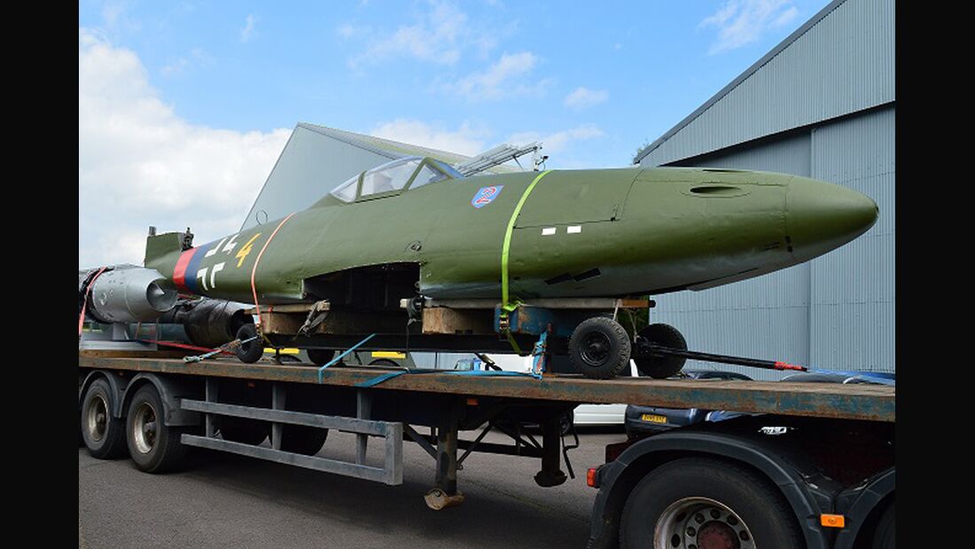 Me 262 kehrt ins RAF Museum zurück