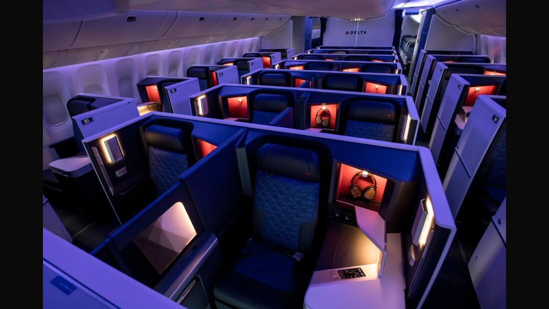 Delta Air Lines modernisiert Kabine