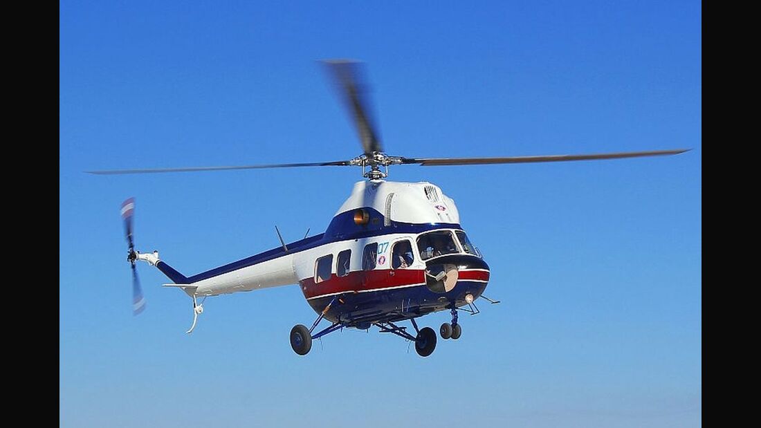 Mil Mi-2 schafft mit neuen Triebwerken 7000 Meter Höhe