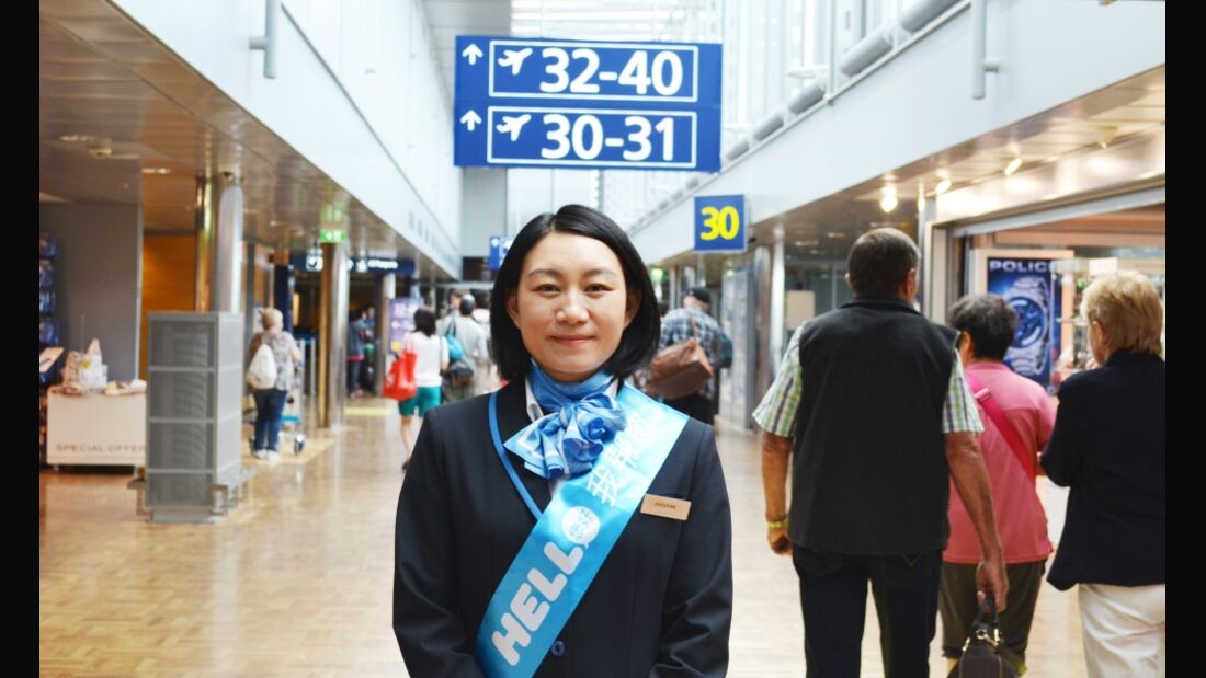 Flughafen Helsinki betreut Chinesen mit chinesischem Personal