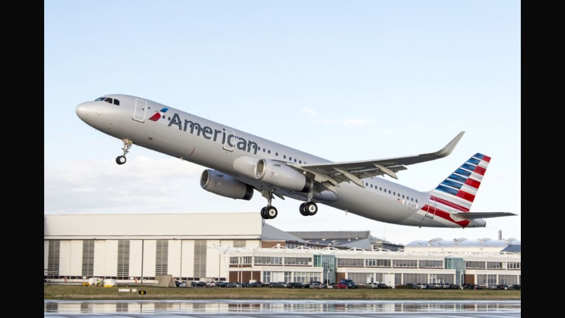American vertauscht A321 vor Flug nach Hawaii