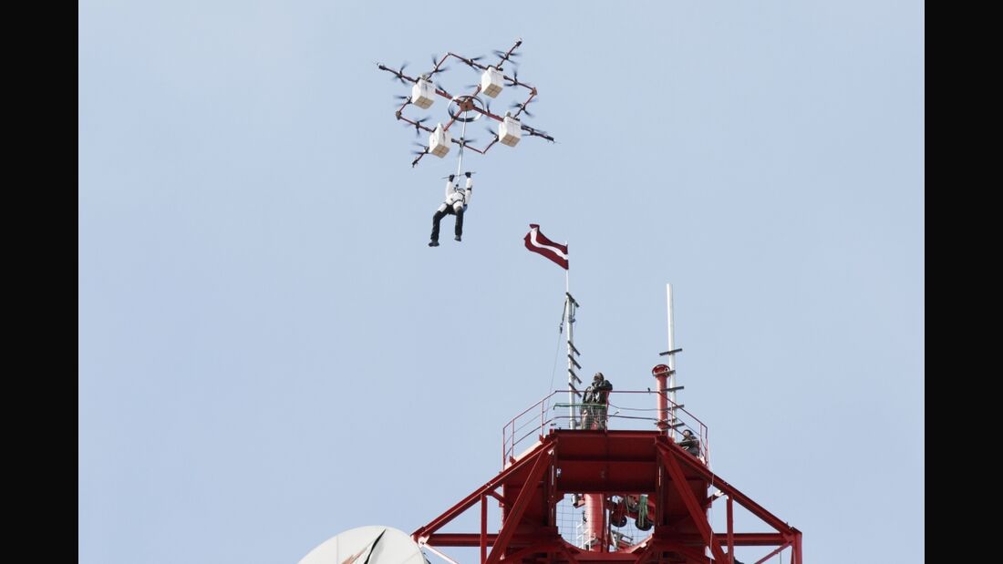 Lette nutzt Drohne als Absetzflugzeug
