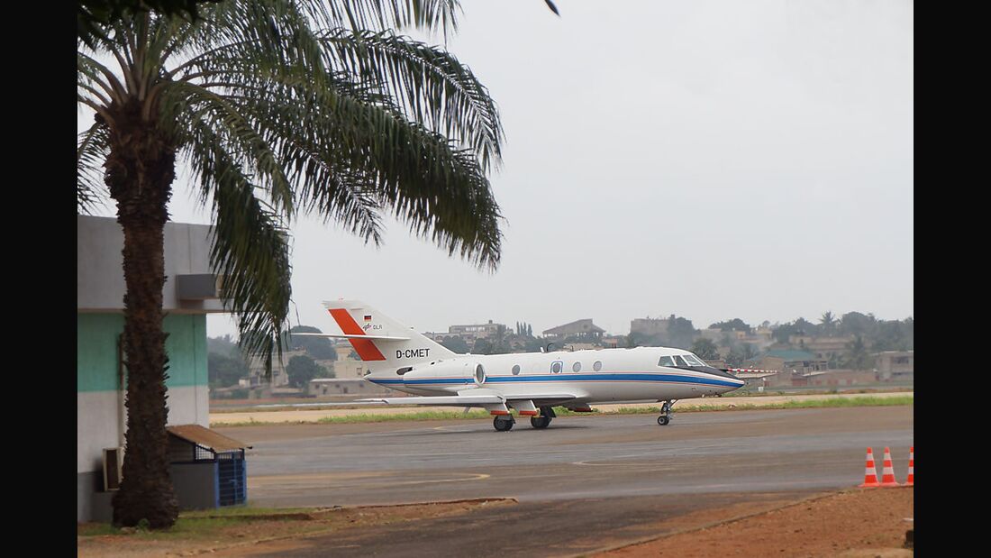 Atmosphären-Messflüge in Westafrika