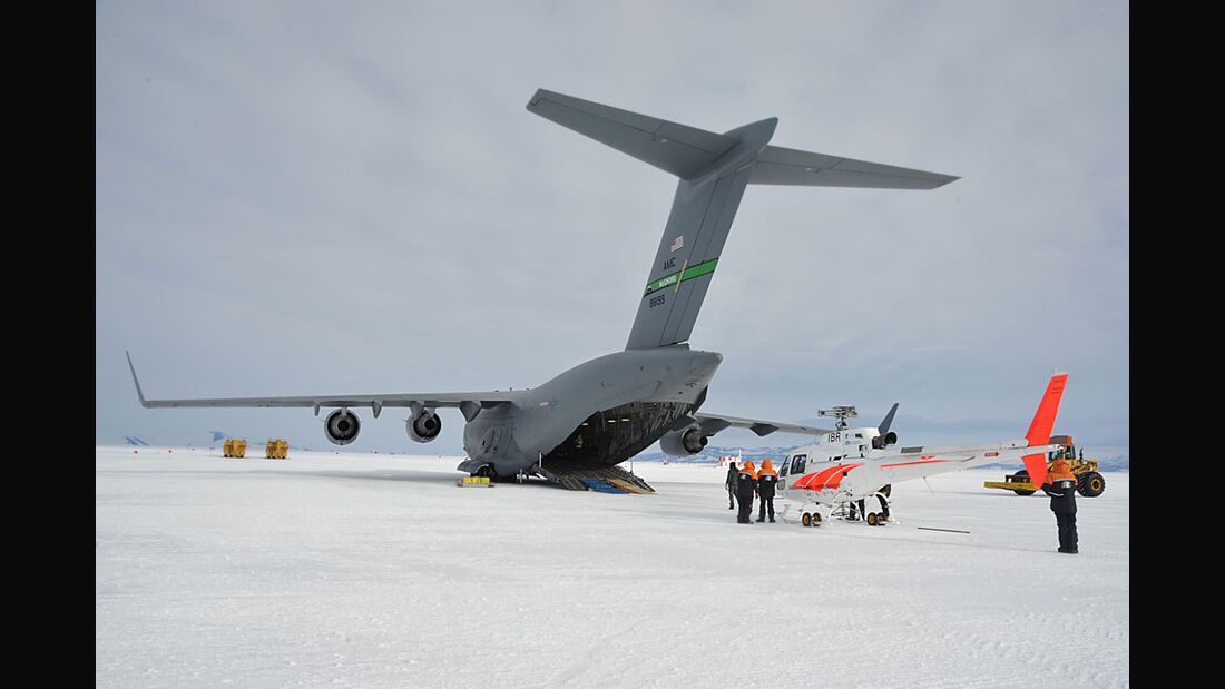 Hochbetrieb bei Antarktis-Versorgung
